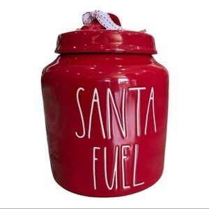 Rae Dunn SANTA FUEL Canister